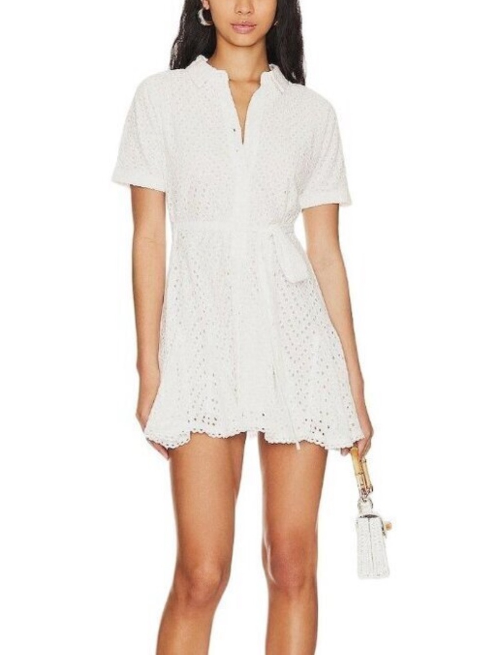 Heartloom White Eyelet Short Dress